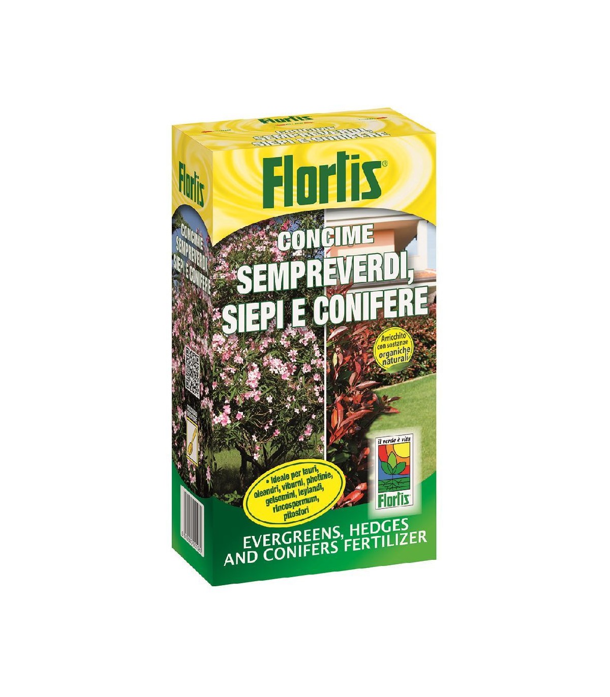 Concime fertilizzante sempreverdi siepi 1000g Flortis Concime fertilizzante sempreverdi siepi 1000g Flortis